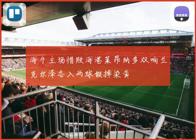 海牛主场惜败海港莱昂纳多双响兰克尔泽各入两球假摔染黄